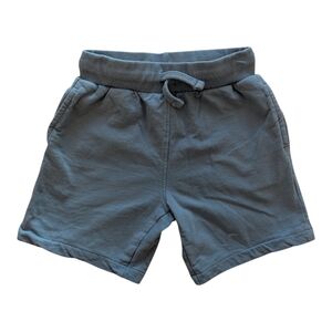Tex Kids Blue Knit Drawstring Shorts Cotton Size 5-6